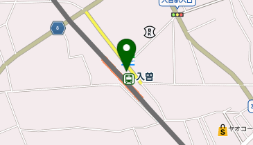 【傘シェアリング】 西武新宿線 入曽駅 東口の地図画像