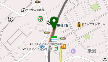 【傘シェアリング】 Emio狭山市 2階 ミスタードーナツ前の地図画像