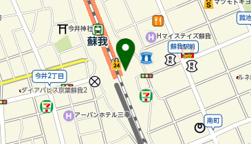 【傘シェアリング】 外房線 蘇我駅 東口の地図画像