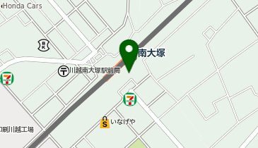 【傘シェアリング】 西武新宿線 南大塚駅 南口の地図画像