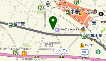 【傘シェアリング】 CSB新千葉ビルの地図画像