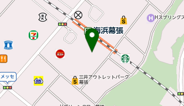 【傘シェアリング】 三井アウトレットパーク幕張の地図画像