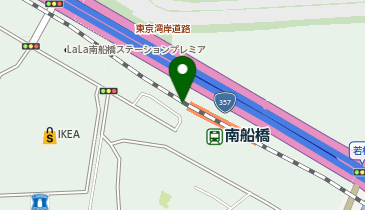 【傘シェアリング】 京葉線 南船橋駅 南口の地図画像