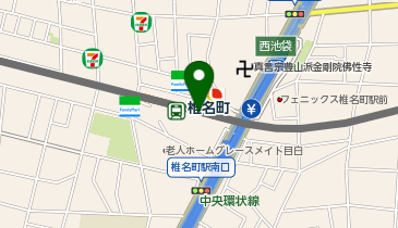 【傘シェアリング】 西武池袋線 椎名町駅(改札内)の地図画像