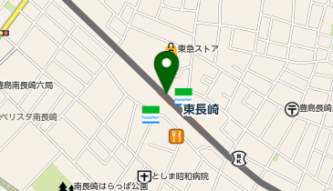 【傘シェアリング】 西武池袋線 東長崎駅 (改札内)の地図画像