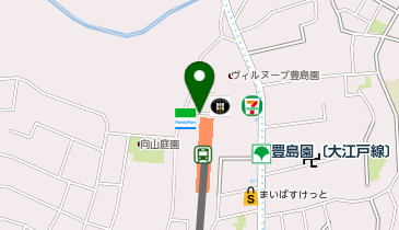 【傘シェアリング】 西武豊島線 豊島園駅 (改札内)の地図画像