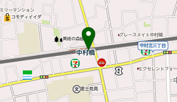 【傘シェアリング】 西武池袋線 中村橋駅 南口の地図画像