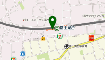 【傘シェアリング】 西武池袋線 富士見台駅 南口の地図画像