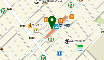 【傘シェアリング】 東京メトロ 東西線 南行徳駅 北口の地図画像