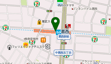 【傘シェアリング】 東京メトロ 東西線 葛西駅 (改札内)の地図画像