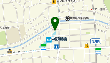 【傘シェアリング】 東京メトロ 丸ノ内線 中野新橋駅 (改札内)の地図画像