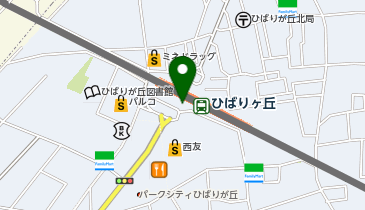 【傘シェアリング】 西武池袋線 ひばりヶ丘駅 南口の地図画像