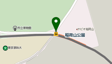 【傘シェアリング】 西武池袋線 稲荷山公園駅 北口の地図画像