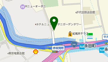 【傘シェアリング】 東京ガーデンテラス紀尾井町 紀尾井タワー 1階の地図画像