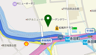 【傘シェアリング】 東京ガーデンテラス紀尾井町 紀尾井タワー 2階の地図画像