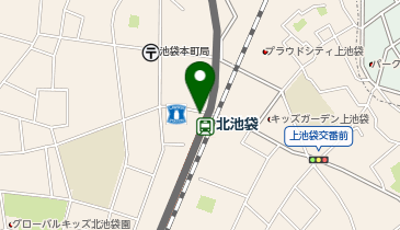 【傘シェアリング】 東武東上線 北池袋駅の地図画像