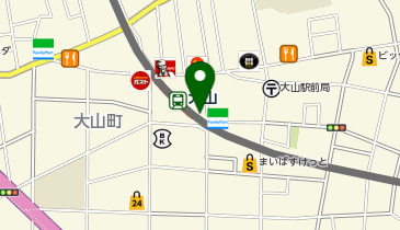 【傘シェアリング】 東武東上線 大山駅 北口の地図画像