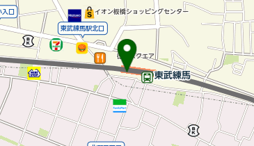 【傘シェアリング】 東武東上線 東武練馬駅 (南改札内)の地図画像