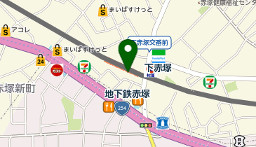 【傘シェアリング】 東武東上線 下赤塚駅 南口の地図画像