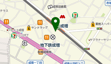 【傘シェアリング】 東武東上線 成増駅 南口の地図画像