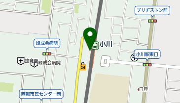 【傘シェアリング】 西武国分寺線 小川駅 南口の地図画像