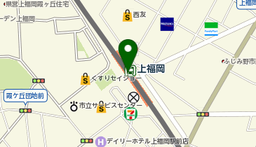 【傘シェアリング】 東武東上線 上福岡駅 東口の地図画像