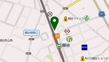 【傘シェアリング】 東武スカイツリーライン 越谷駅 (改札内)の地図画像