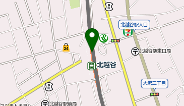 【傘シェアリング】 東武スカイツリーライン 北越谷駅 (改札内)の地図画像