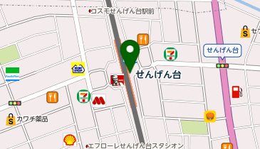 【傘シェアリング】 東武スカイツリーライン せんげん台駅の地図画像