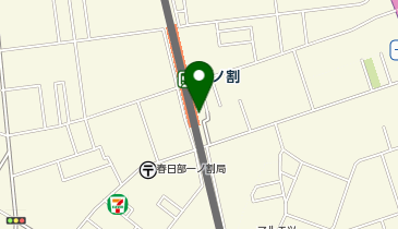 【傘シェアリング】 東武スカイツリーライン 一ノ割駅 改札付近の地図画像