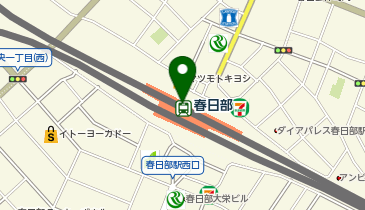 【傘シェアリング】 東武スカイツリーライン 春日部駅 東口の地図画像