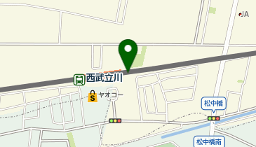 【傘シェアリング】 西武拝島線 西武立川駅の地図画像