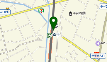 【傘シェアリング】 東武日光線 幸手駅の地図画像