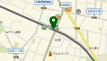【傘シェアリング】 東武亀戸線 小村井駅の地図画像