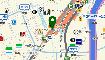 【傘シェアリング】 相鉄本線 横浜駅 1階 トイレ付近 (改札内)の地図画像