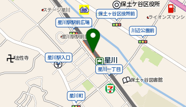 【傘シェアリング】 相鉄本線 星川駅 南口の地図画像
