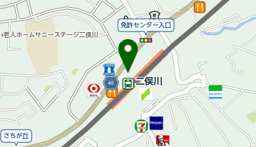【傘シェアリング】 相鉄本線 二俣川駅 案内図横 (右)の地図画像