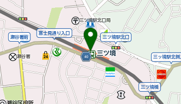 【傘シェアリング】 相鉄本線 三ツ境駅 券売機付近の地図画像