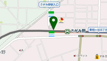 【傘シェアリング】 相鉄本線 さがみ野駅 南口の地図画像