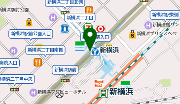 【傘シェアリング】 相鉄新横浜線 新横浜駅 南改札B付近の地図画像