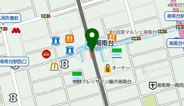 【傘シェアリング】 相鉄いずみ野線 湘南台駅 (改札内)の地図画像