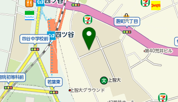 【傘シェアリング】 上智大学 四谷キャンパス 6号館の地図画像