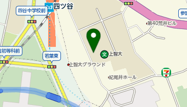 【傘シェアリング】 上智大学 四谷キャンパス 9号館の地図画像