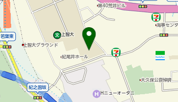 【傘シェアリング】 上智大学 四谷キャンパス 11号館の地図画像