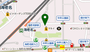 【傘シェアリング】 マルイファミリー海老名 1階 北側出入口 (建物内)の地図画像