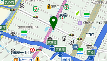 【傘シェアリング】 第一生命 相互館110タワー 一階エントランスの地図画像