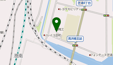 【傘シェアリング】 関電工 本社ビル 品川駅側 出入口の地図画像