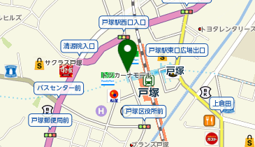 【傘シェアリング】 戸塚西口共同ビル (トツカーナ) B1階の地図画像