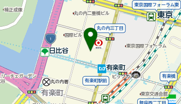 【傘シェアリング】 西日本旅客鉄道株式会社 東京本部の地図画像