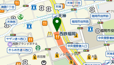 【傘シェアリング】 ソラリアステージ B2階 因幡うどん付近の地図画像